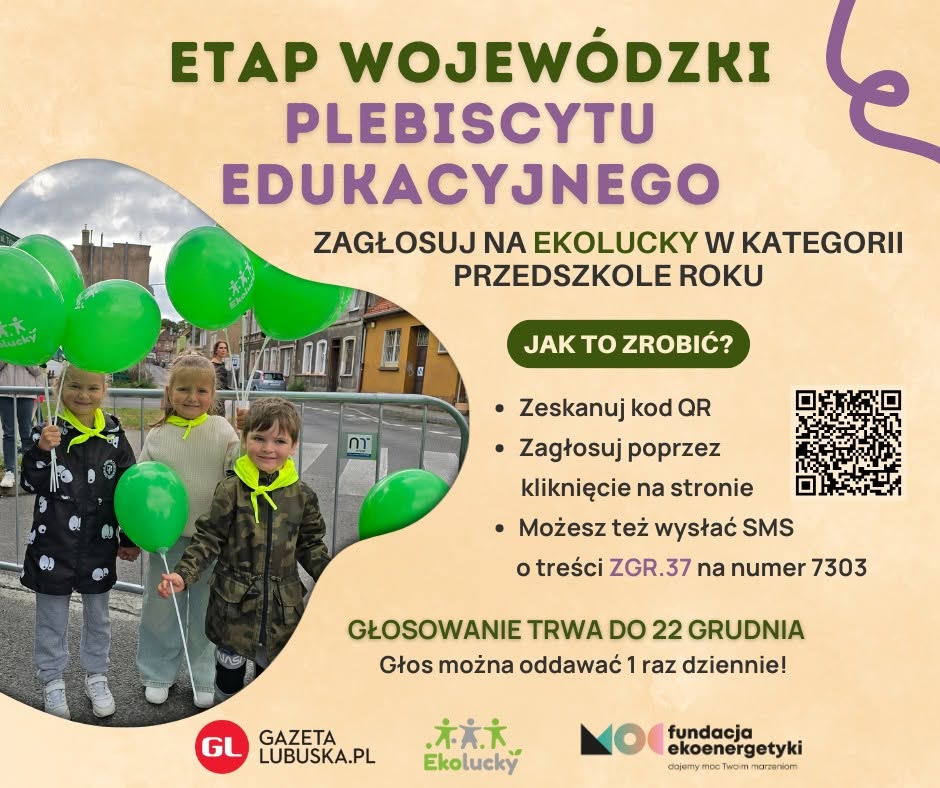 Walczymy o tytuł Przedszkola Roku na etapie wojewódzkim